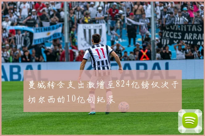 曼城转会支出激增至824亿镑仅次于切尔西的10亿创纪录